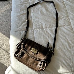 GUESS brown crossbody bag